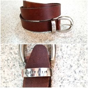 Perry Ellis leather belt